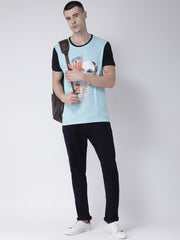 Blue Round Neck T-shirt