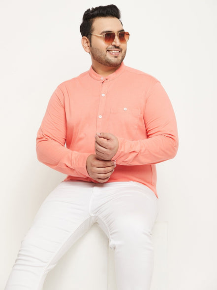 Plus Size Full Sleeve Casual Shirt