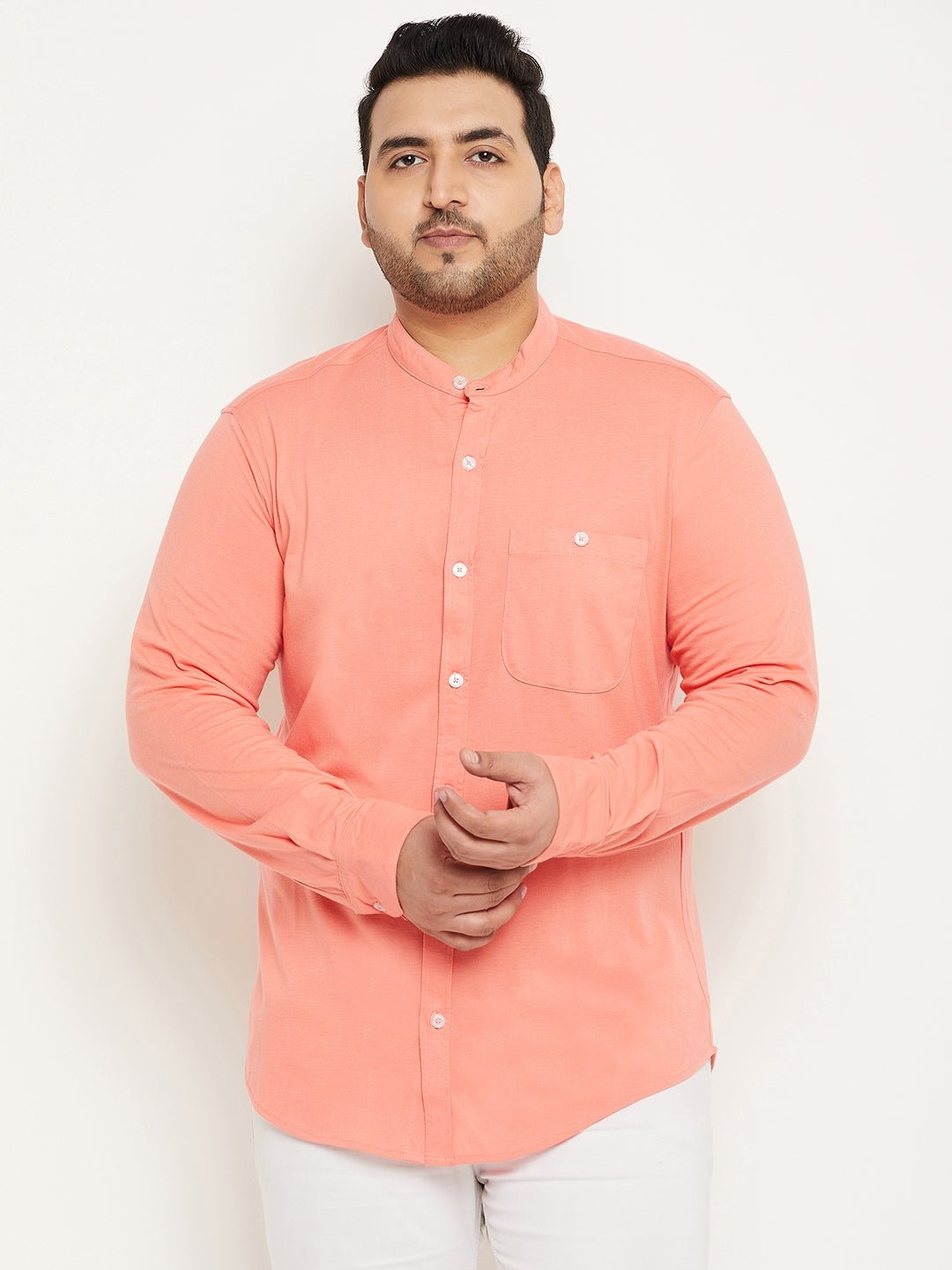 Plus Size Full Sleeve Casual Shirt