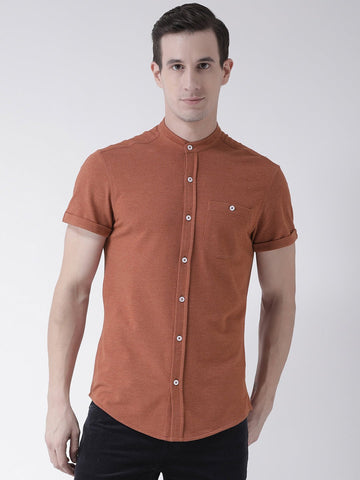 Brown Knitted Shirt