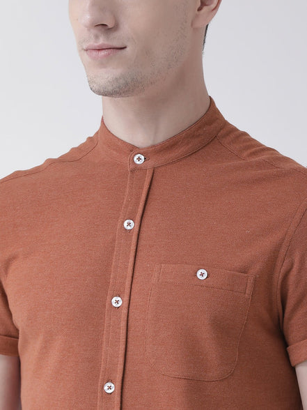 Brown Knitted Shirt