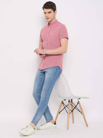 Coral Knitted Shirt