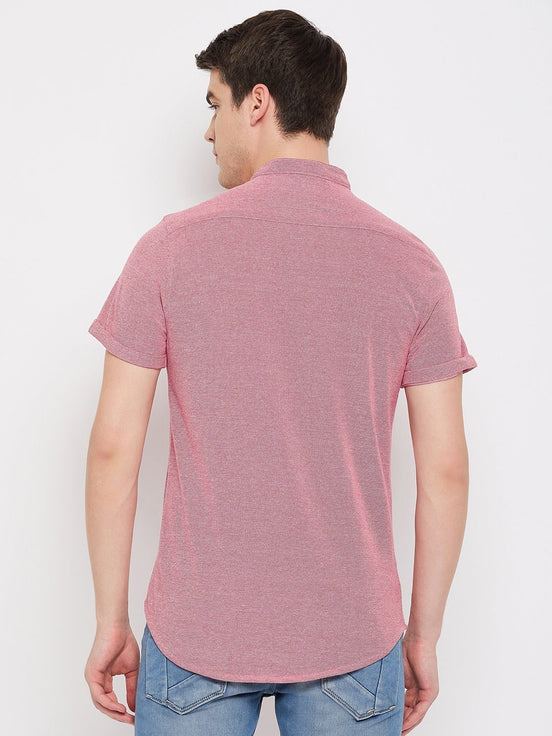 Coral Knitted Shirt