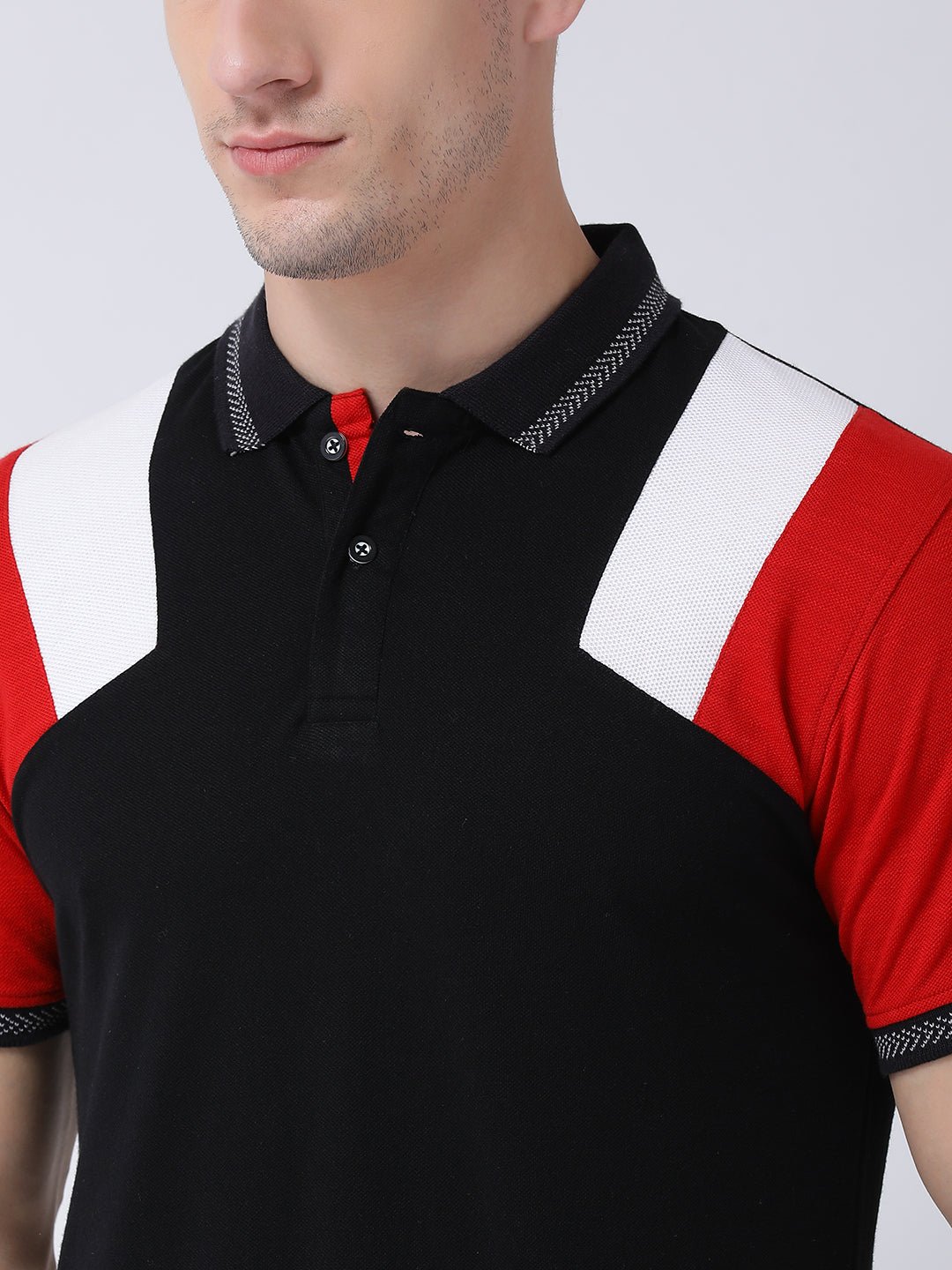 Cut and Sew Polo T-shirt
