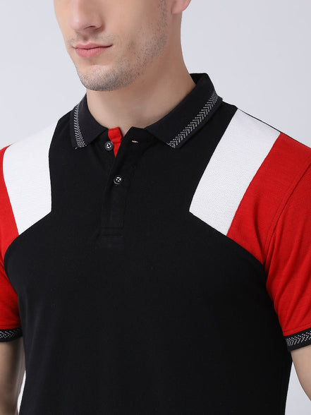 Cut and Sew Polo T-shirt