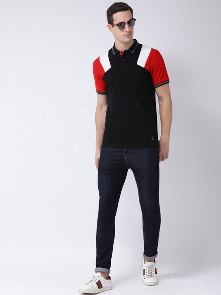 Cut and Sew Polo T-shirt