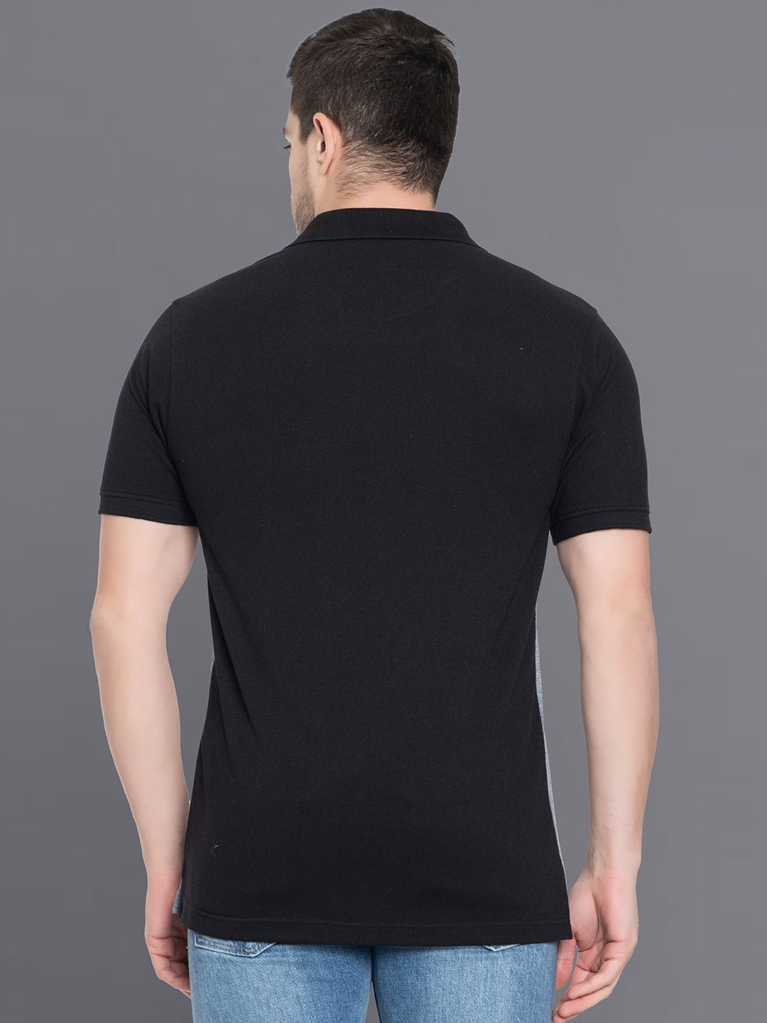 Cut and Sew Polo T-Shirt