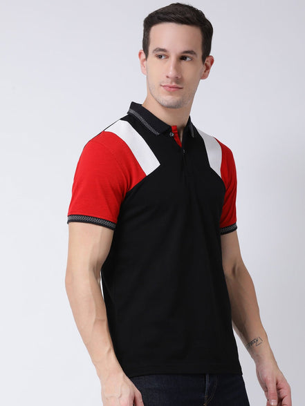 Cut and Sew Polo T-shirt