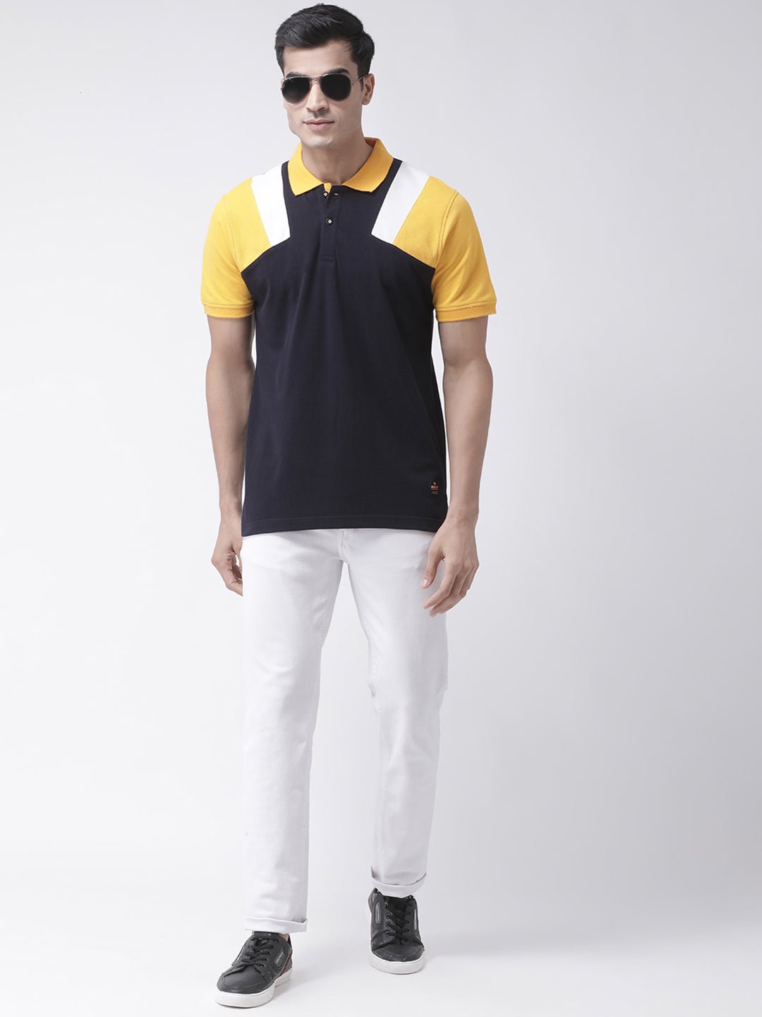 Cut and Sew Polo T-shirt