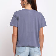Ebony Round Neck T-Shirt