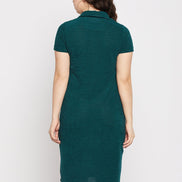 Green Collar Dress - clubyork
