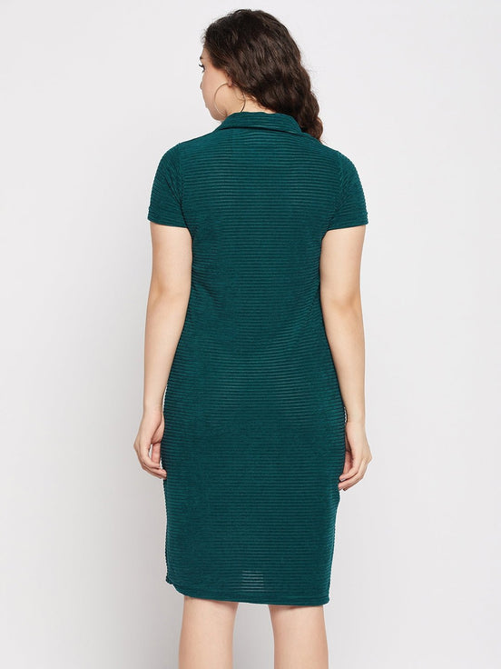 Green Collar Dress - clubyork