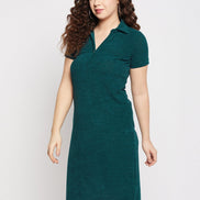 Green Collar Dress - clubyork