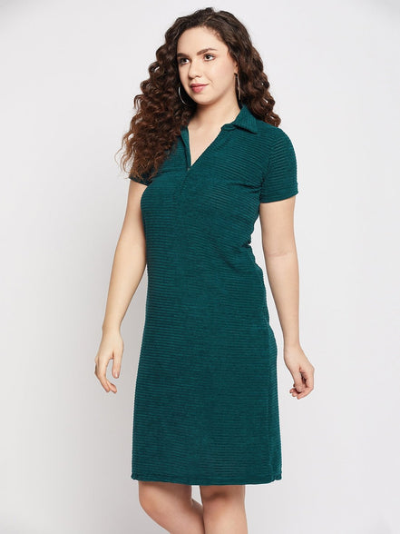 Green Collar Dress - clubyork