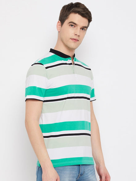 Green Henley T-Shirt - clubyork