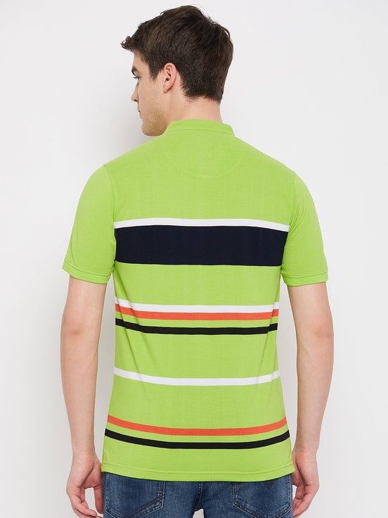 Green Henley T-Shirt - clubyork