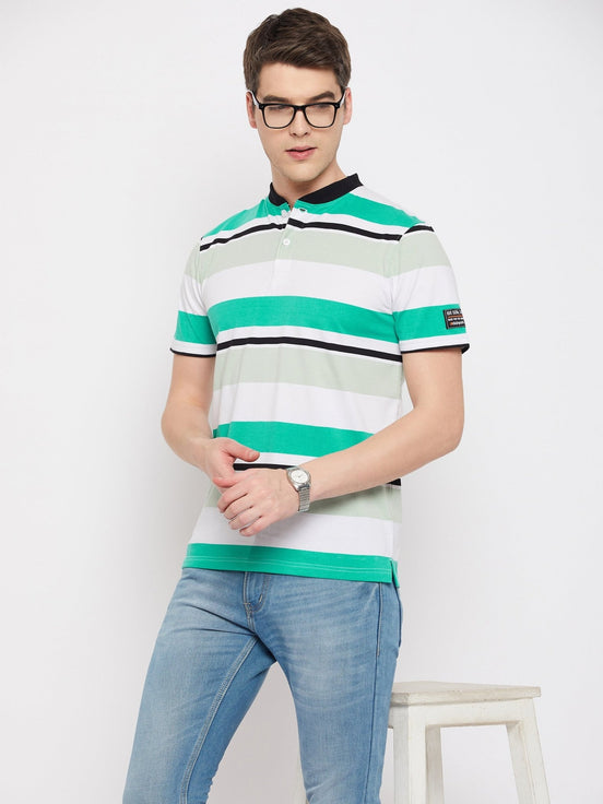Green Henley T-Shirt - clubyork