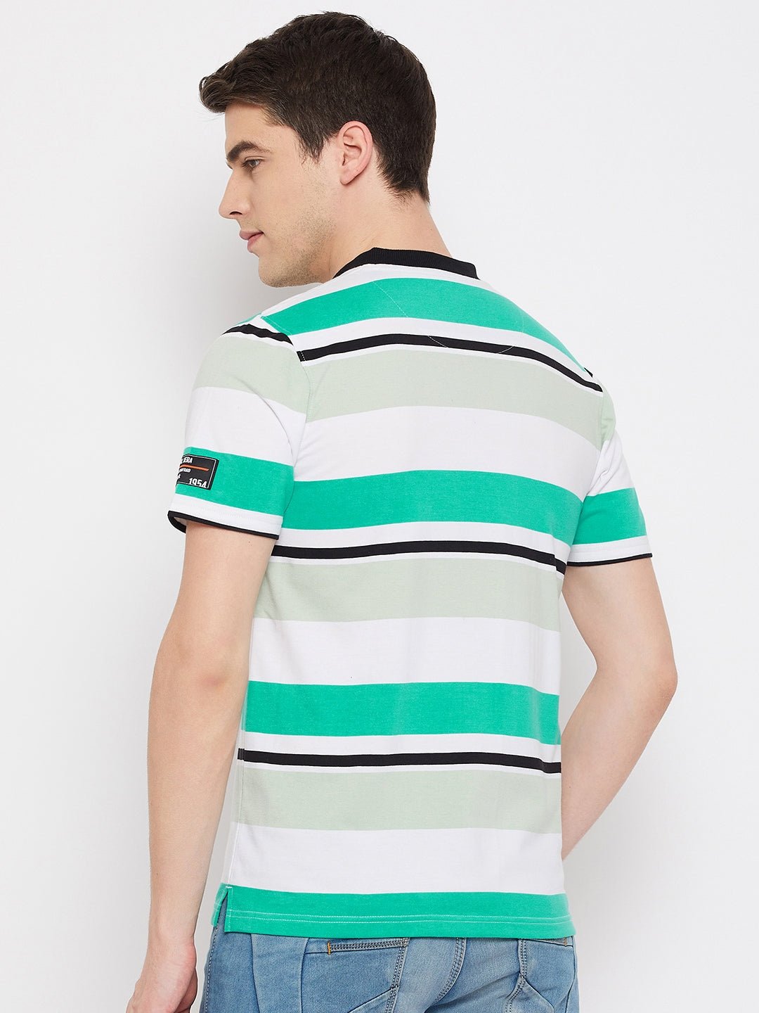 Green Henley T-Shirt - clubyork