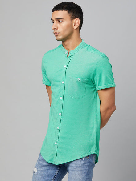Green Knitted Shirt - clubyork