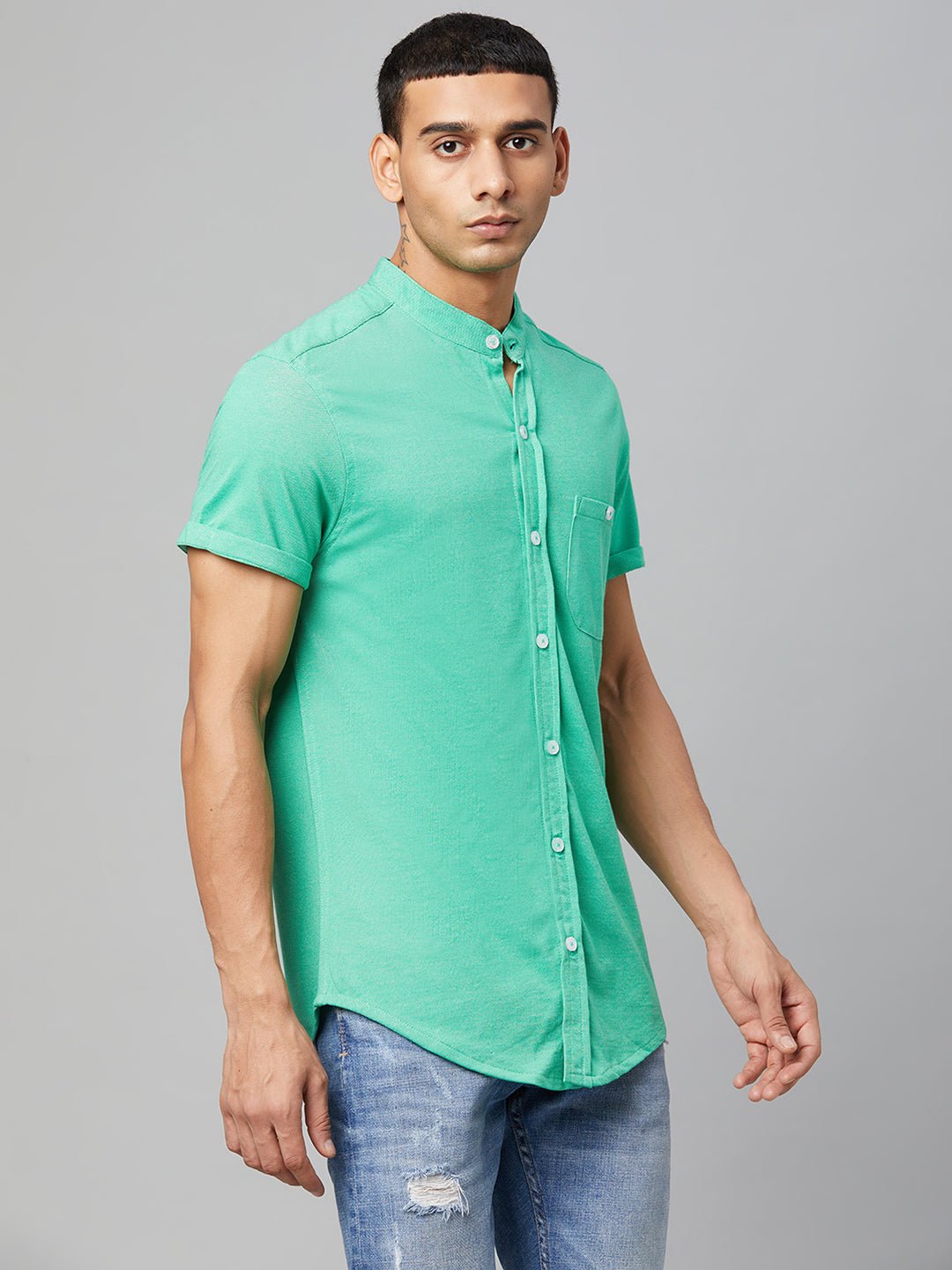 Green Knitted Shirt - clubyork
