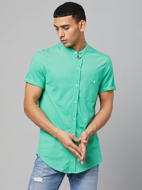Green Knitted Shirt - clubyork