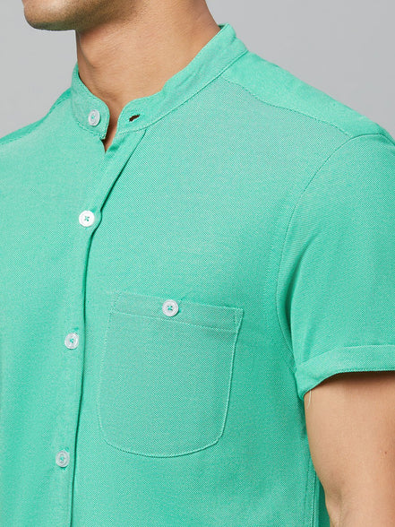Green Knitted Shirt - clubyork