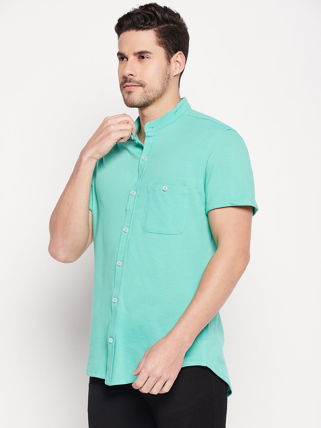 Green Knitted Shirt - clubyork