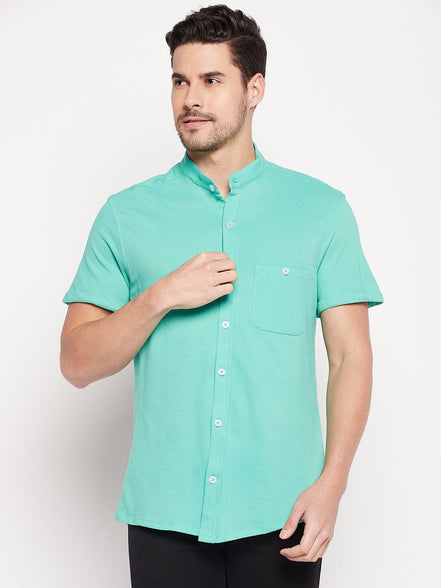 Green Knitted Shirt - clubyork