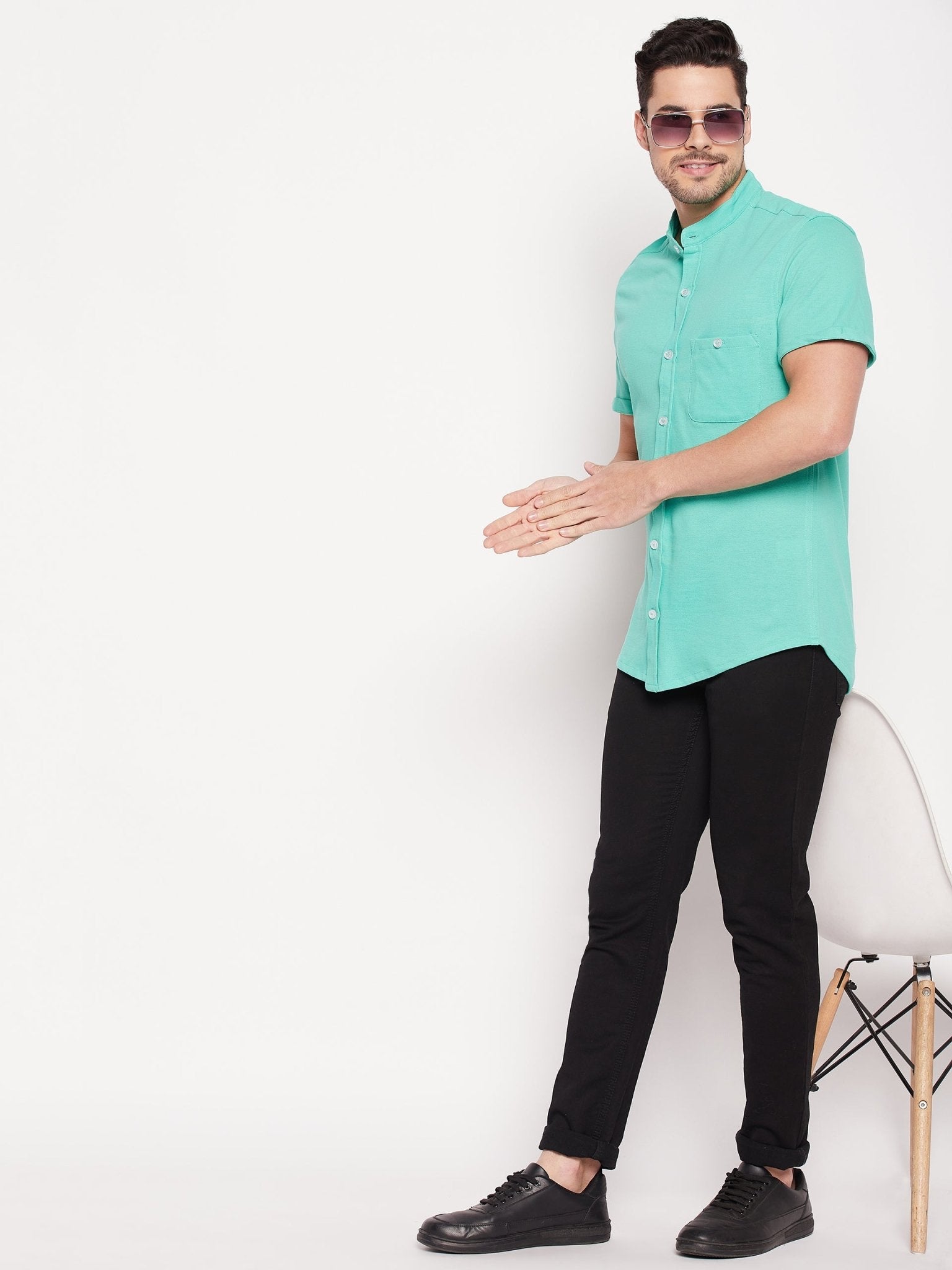 Green Knitted Shirt - clubyork