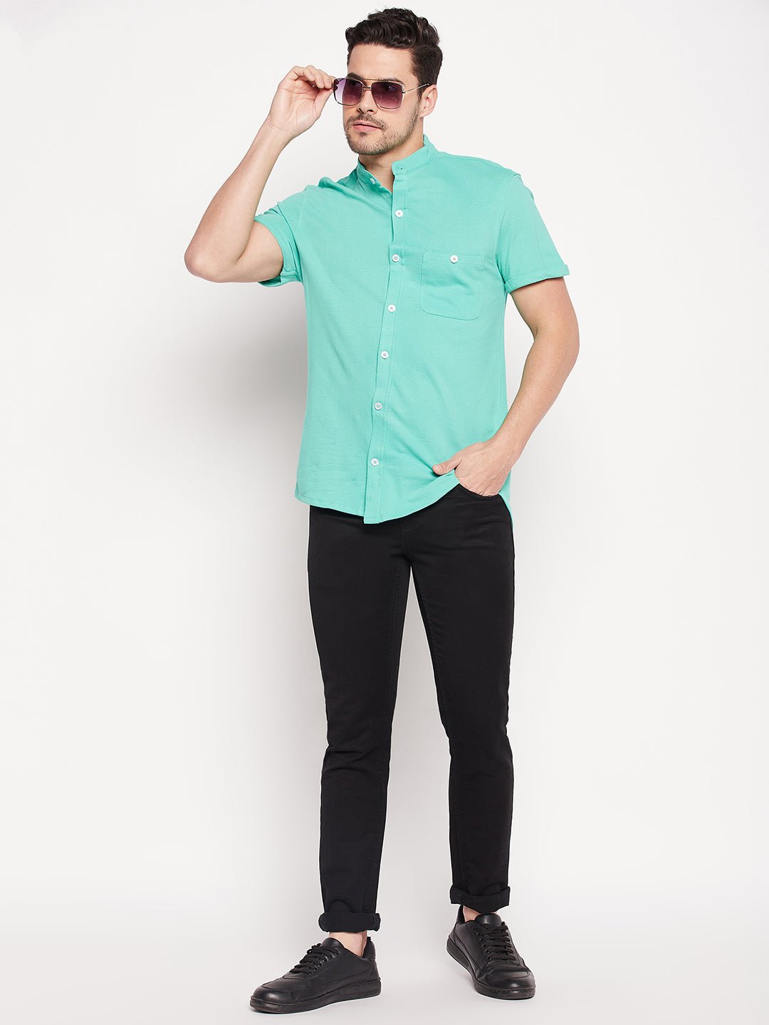 Green Knitted Shirt - clubyork