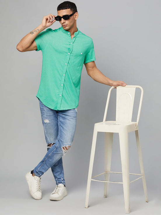 Green Knitted Shirt - clubyork
