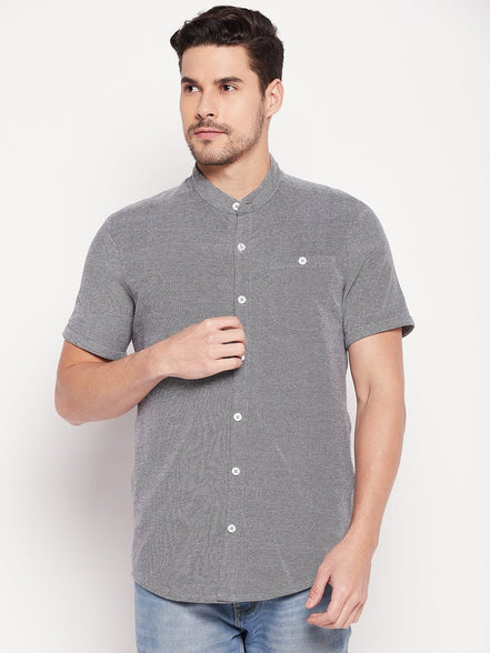 Grey Knitted Shirt - clubyork