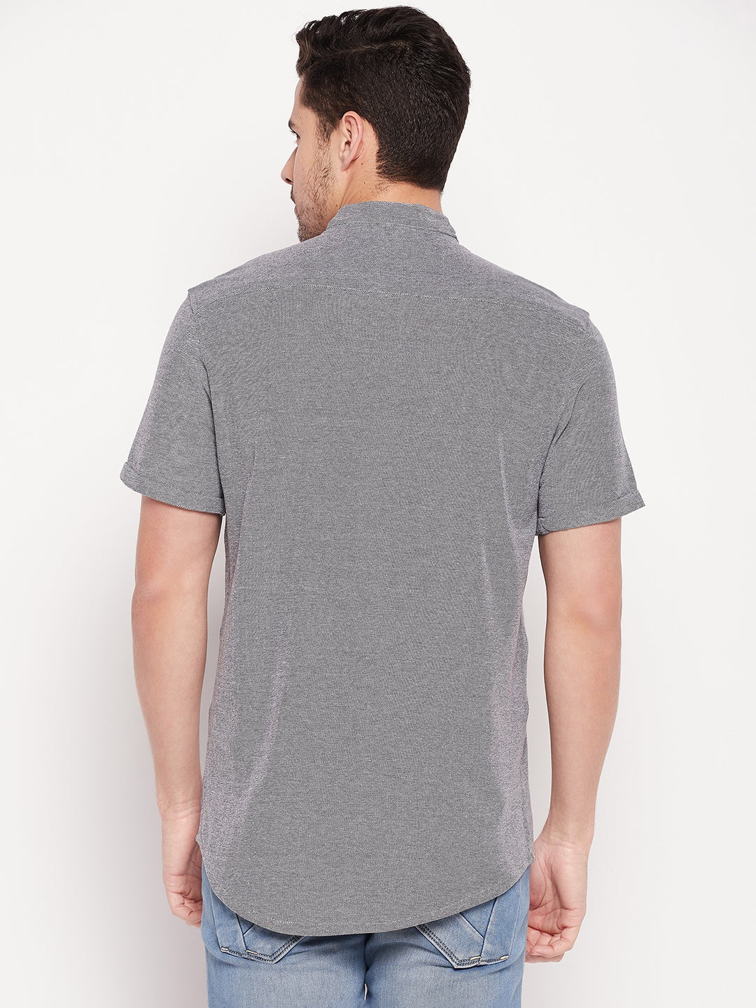 Grey Knitted Shirt - clubyork