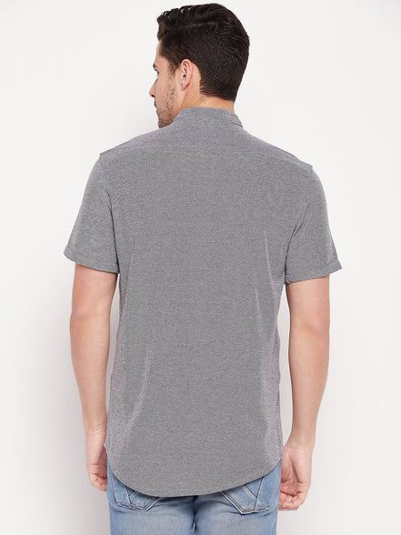 Grey Knitted Shirt - clubyork