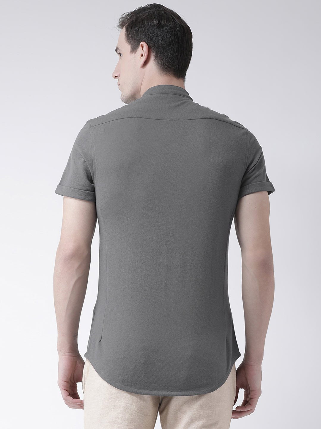 Grey Knitted Shirt - clubyork