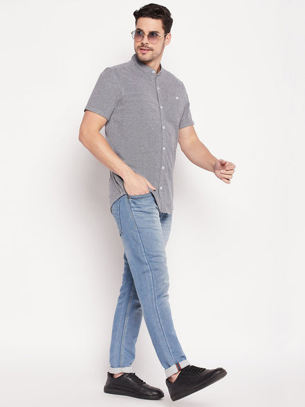 Grey Knitted Shirt - clubyork