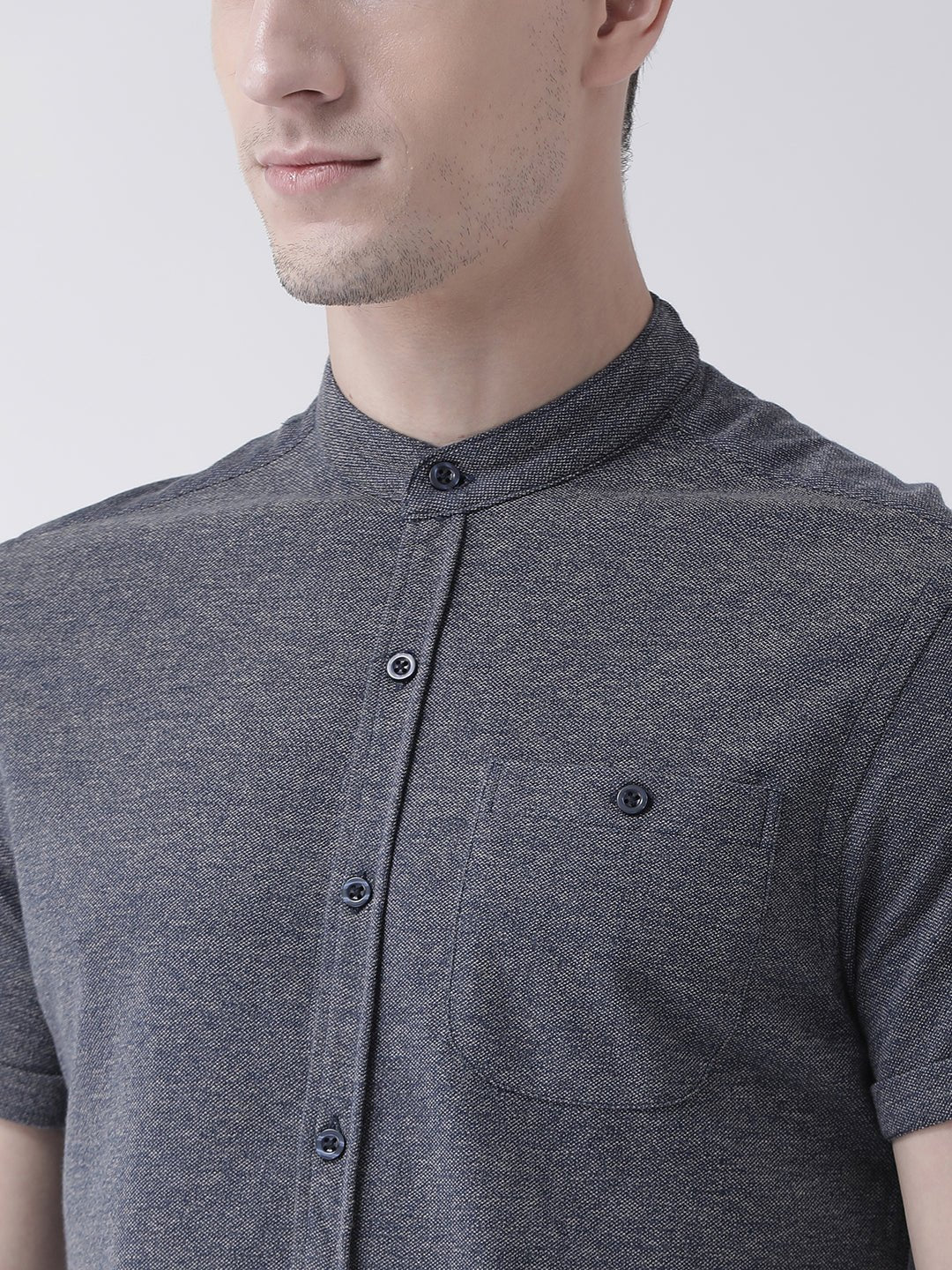 Grey Knitted Shirt - clubyork