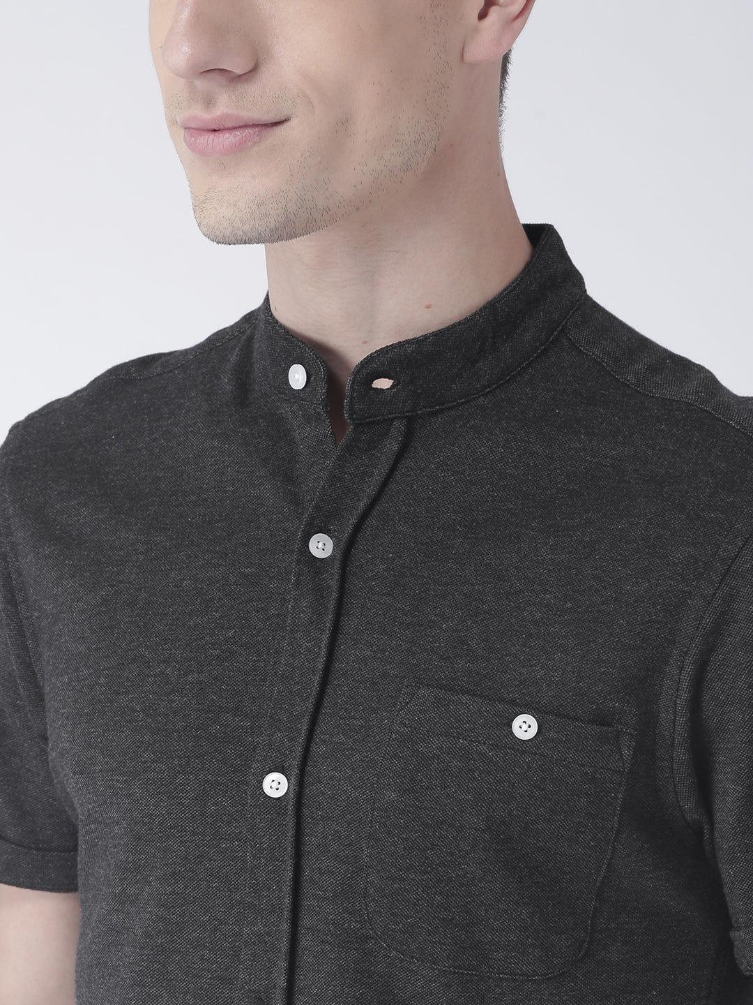 Grey Knitted Shirt - clubyork