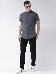 Grey Knitted Shirt