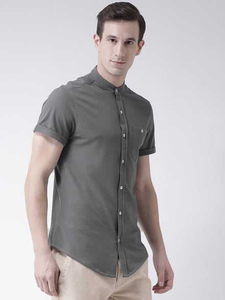 Grey Knitted Shirt - clubyork