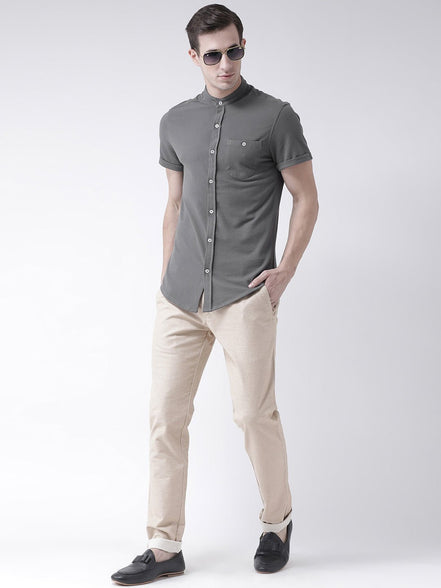 Grey Knitted Shirt - clubyork
