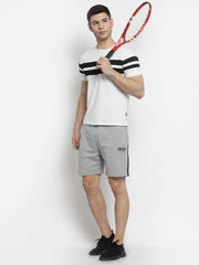 Grey Melange Short