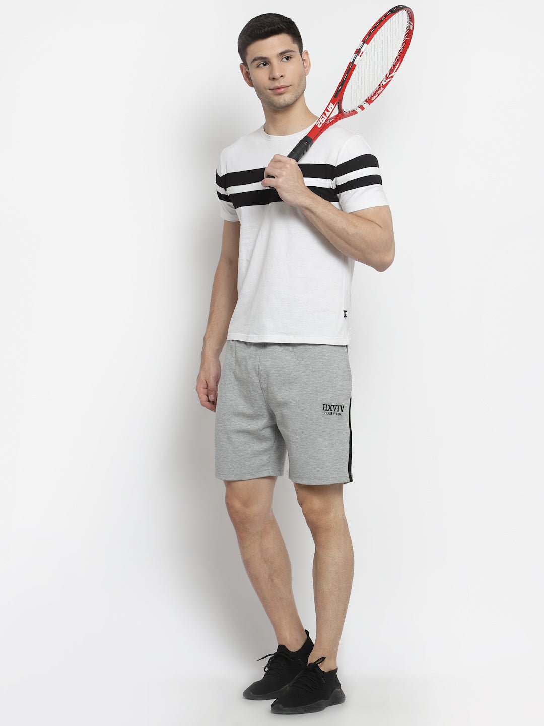 Grey Melange Short - clubyork
