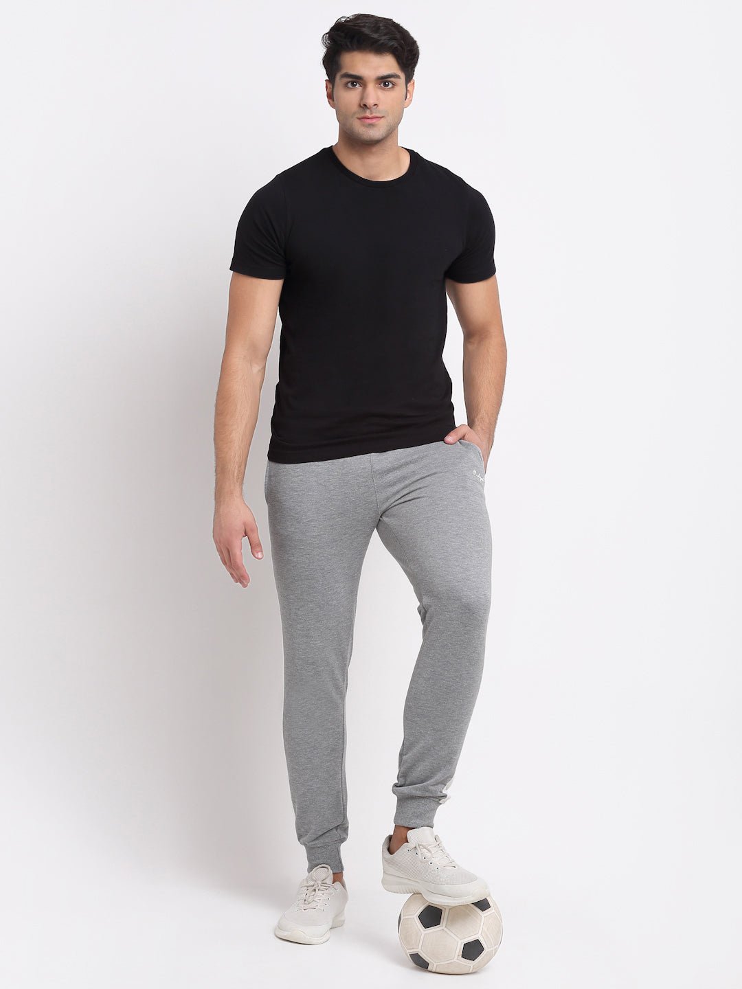 Grey Melange Trackpant - clubyork