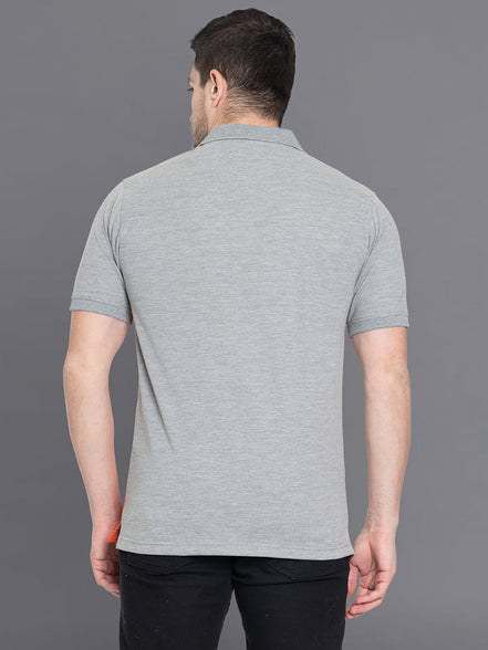Grey Polo T-Shirt - clubyork
