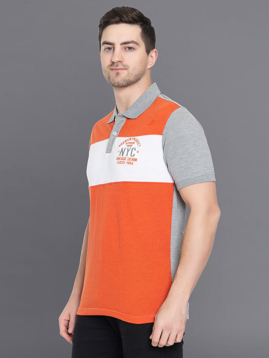 Grey Polo T-Shirt - clubyork