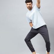 Grey Slim Fit Solid Jogger - clubyork