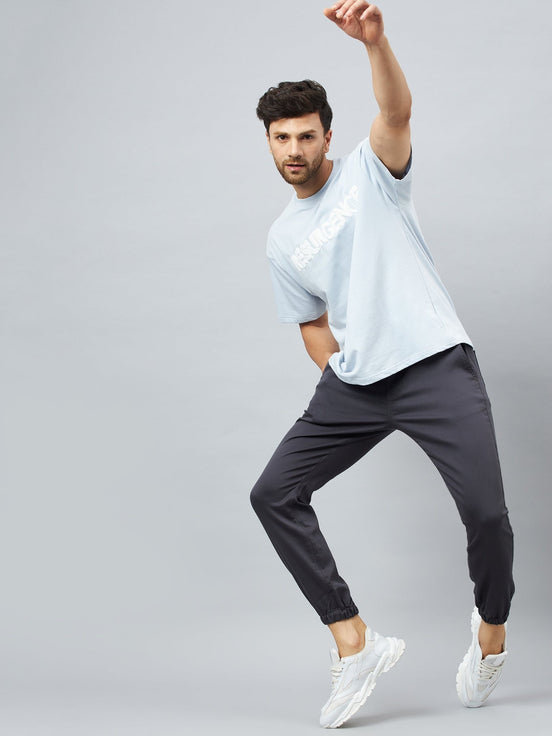 Grey Slim Fit Solid Jogger - clubyork