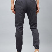 Grey Slim Fit Solid Jogger - clubyork