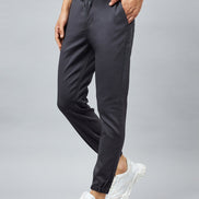 Grey Slim Fit Solid Jogger - clubyork